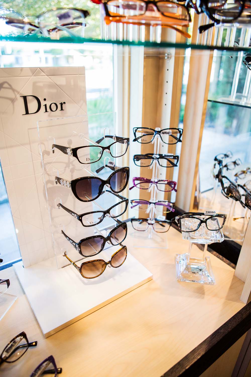 Dior frames display